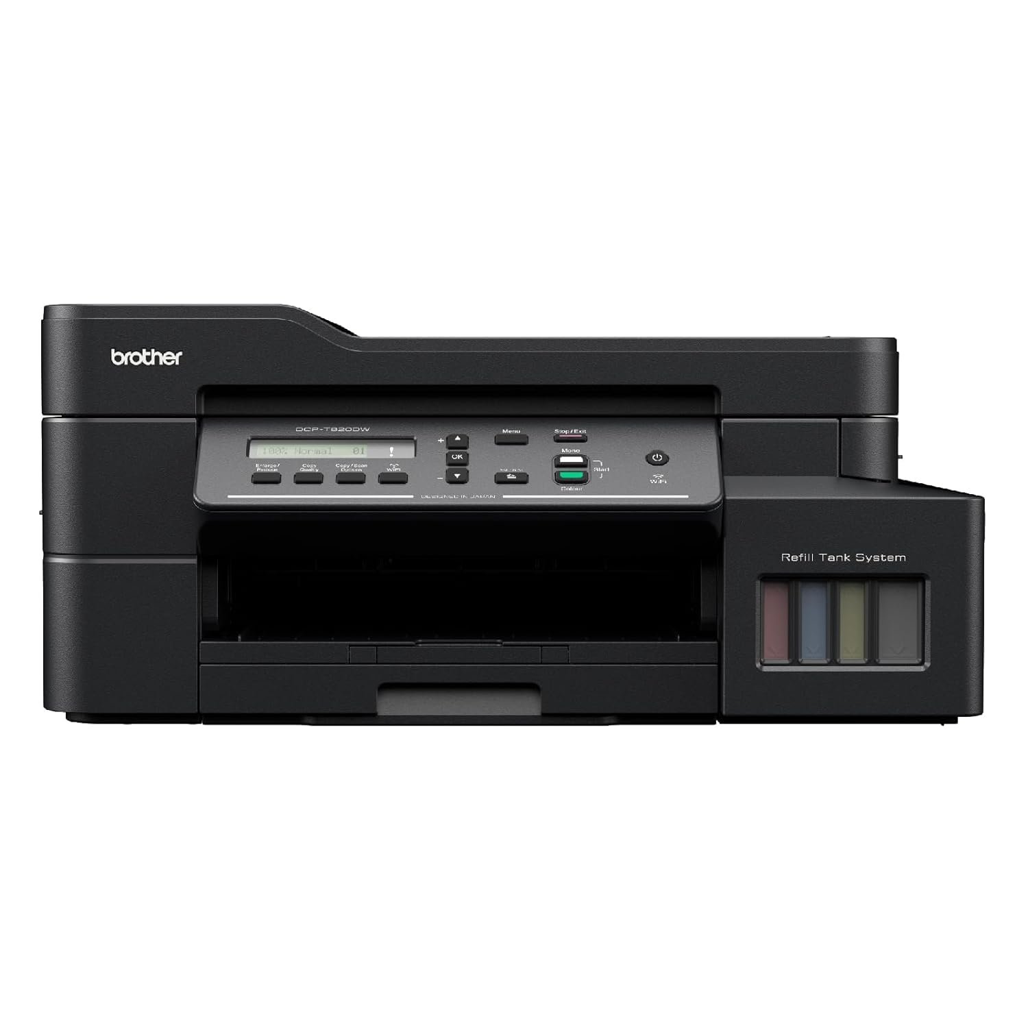Brother DCP-T820DW Printer - Auto Duplex Printing, Print, Scan, Copy, ADF, WiFi/LAN/USB, Print Up To 15K Pages In Black And 5K In Colour Each For (CMY),Get An Extra Black Ink Bottle, Free Installation - Image 4